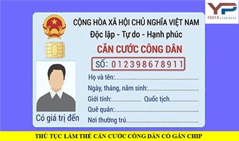 Lợi ích và thủ tục làm căn cước công dân gắn chip tại vĩnh phúc